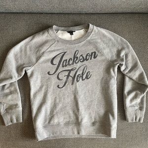 Jcrew pullover grey cotton